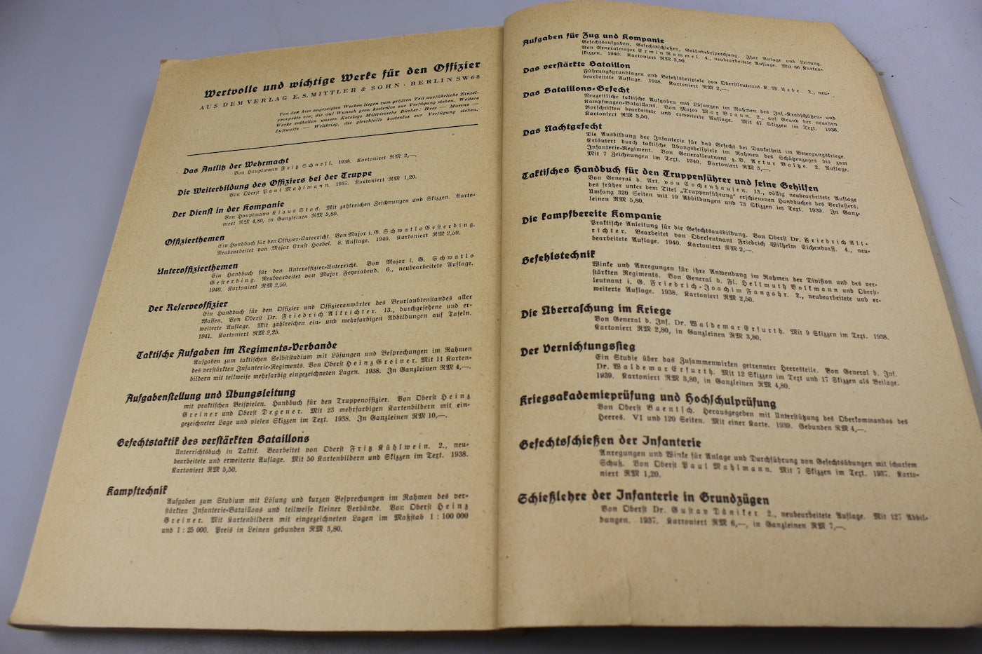 "Waffenlehre" - 1939