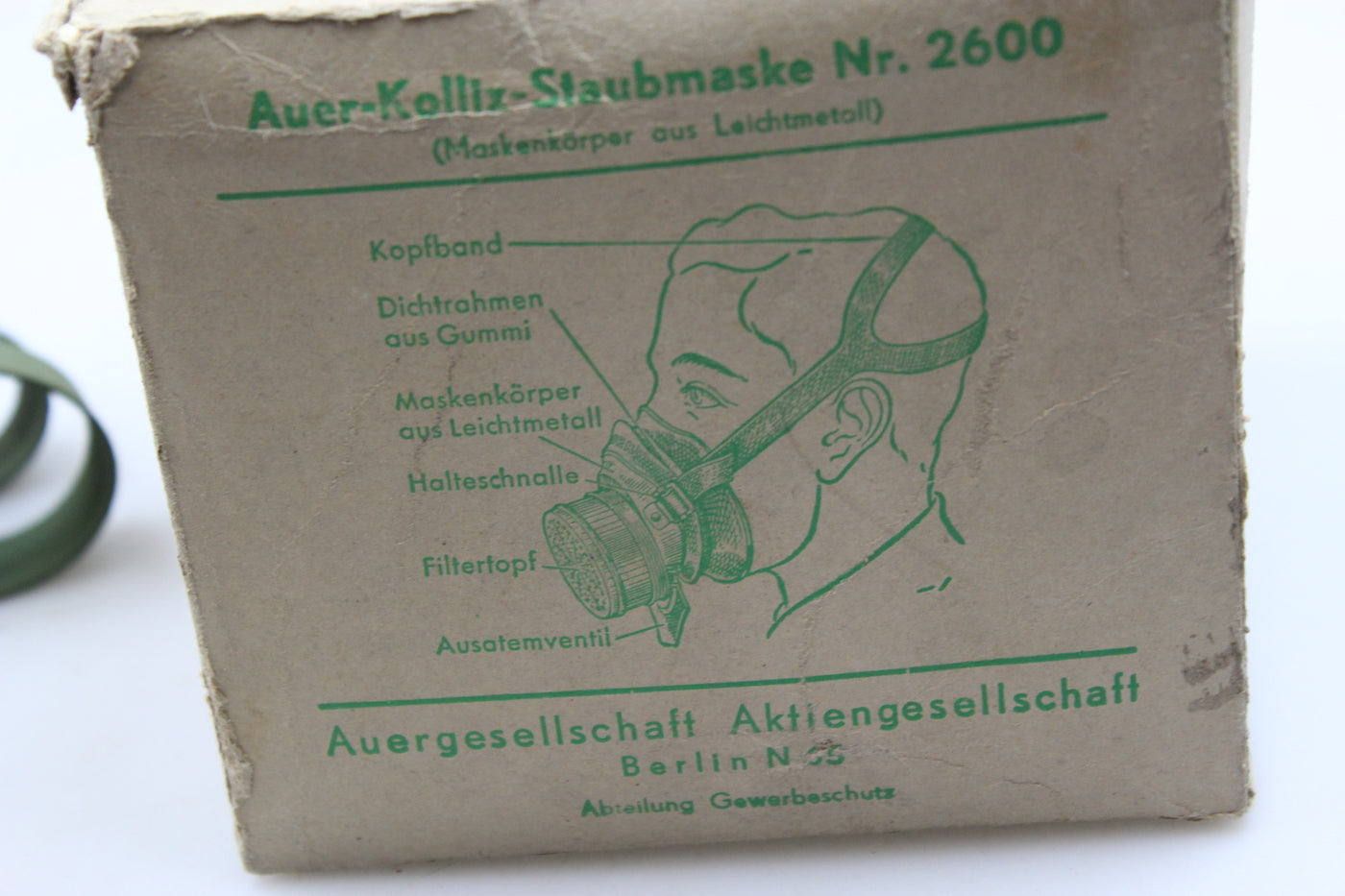 Maschera antigas "ufficio" WW2