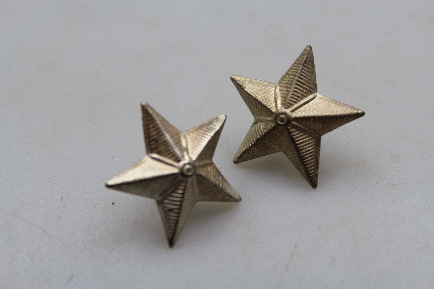 Coppia stellette da bavero cappotto Ufficiale REI WW2
