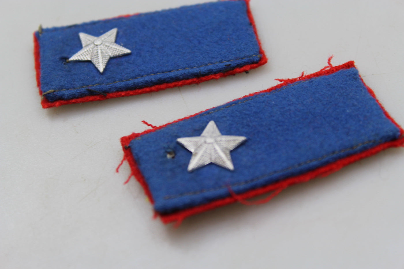 Coppia mostrine Ufficiale REI WW 2