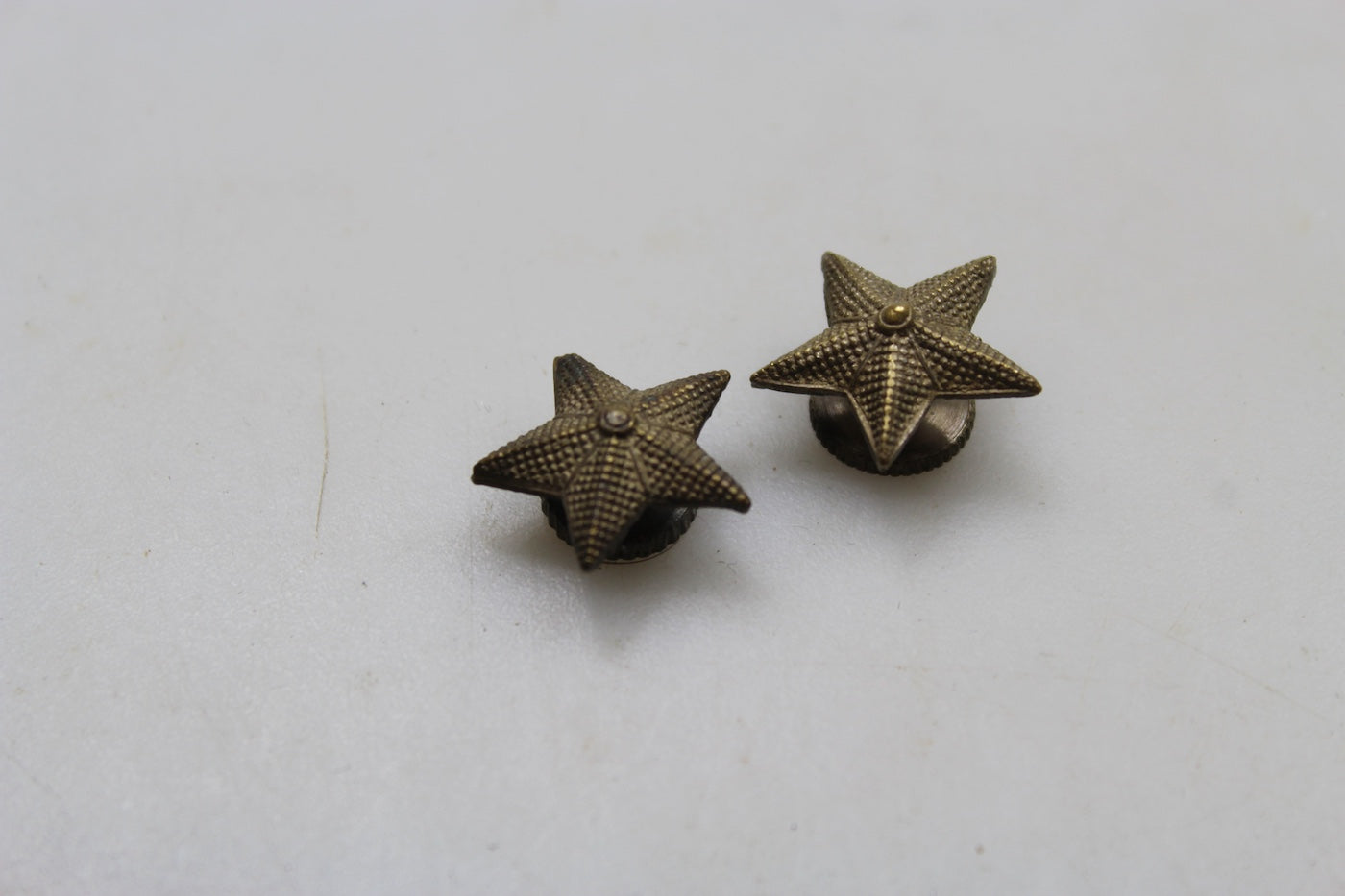 Coppia stellette a vite Ufficiale REI WW2