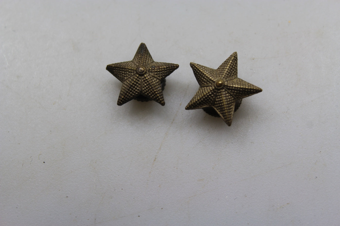 Coppia stellette a vite Ufficiale REI WW2