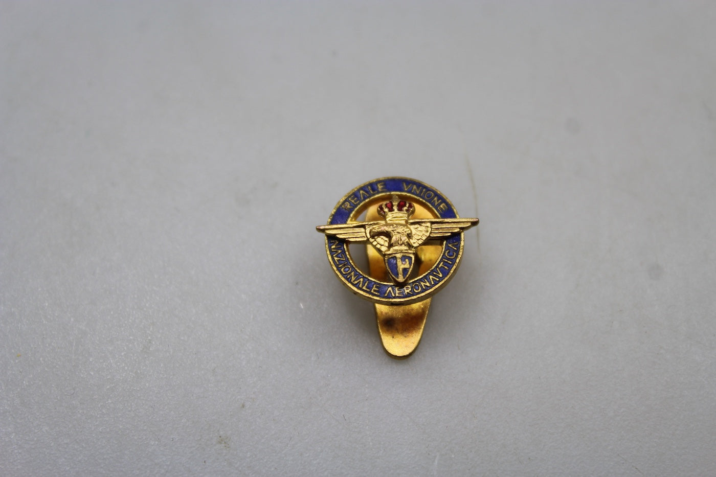 Pin da bavero RUNA, Reale Unione Nazionale Aeronautica