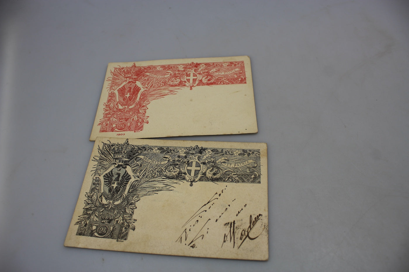 #5 cartoline postali militari Italiane primi 900'