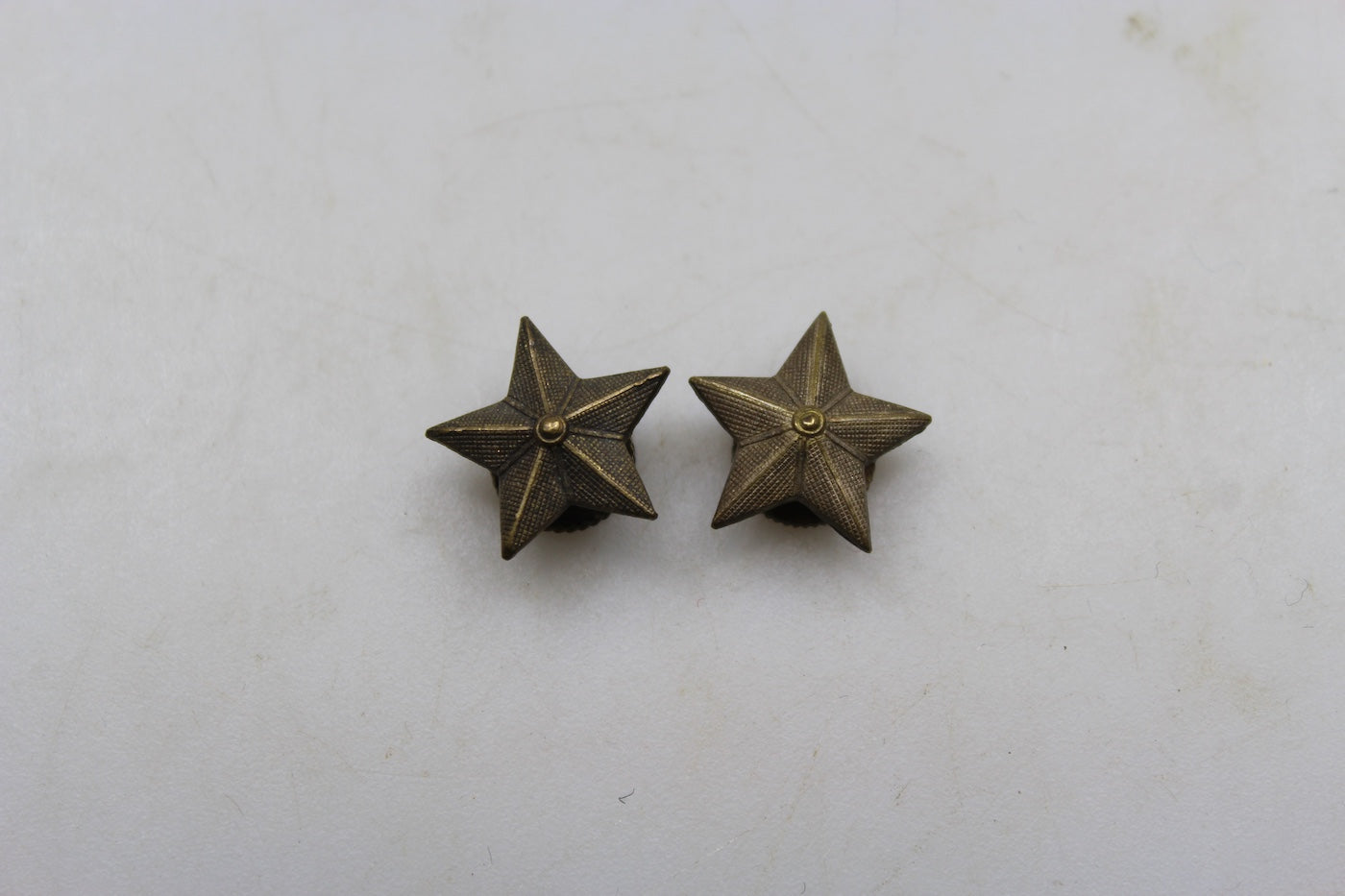 Coppia stellette a vite Ufficiale REI WW2