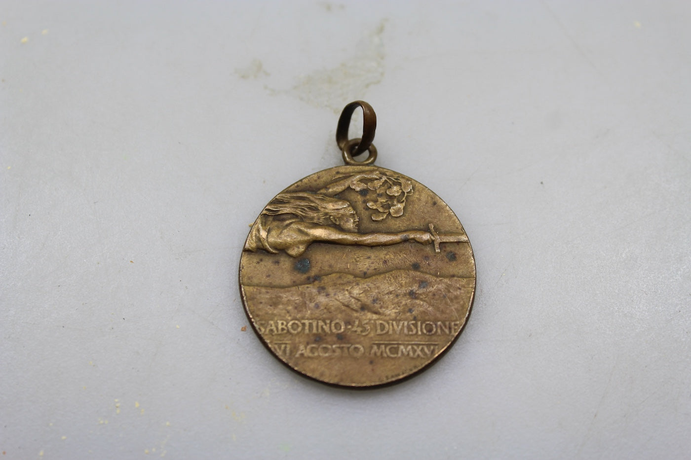 Medaglia commemorativa Monte Sabotino 6 Agosto 1916 WW1