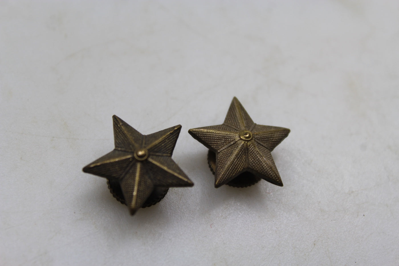 Coppia stellette a vite Ufficiale REI WW2