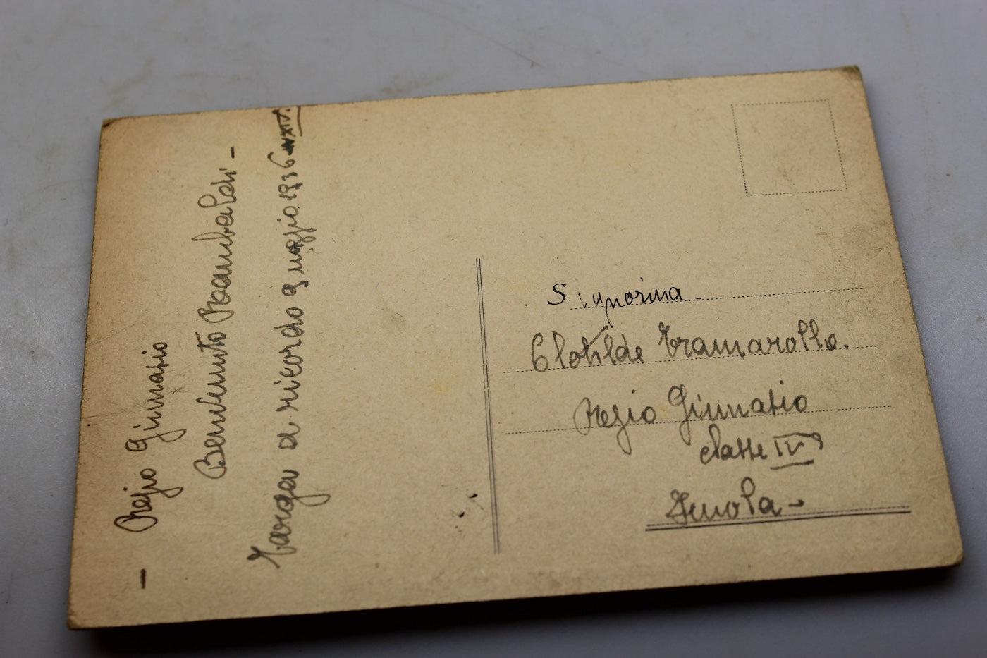 Cartolina postale "Targa Dux"