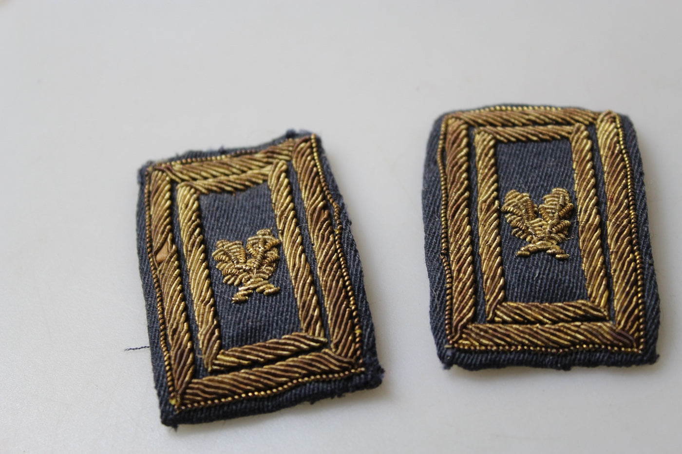 Coppia travette Ufficiale Superiore RA WW 2
