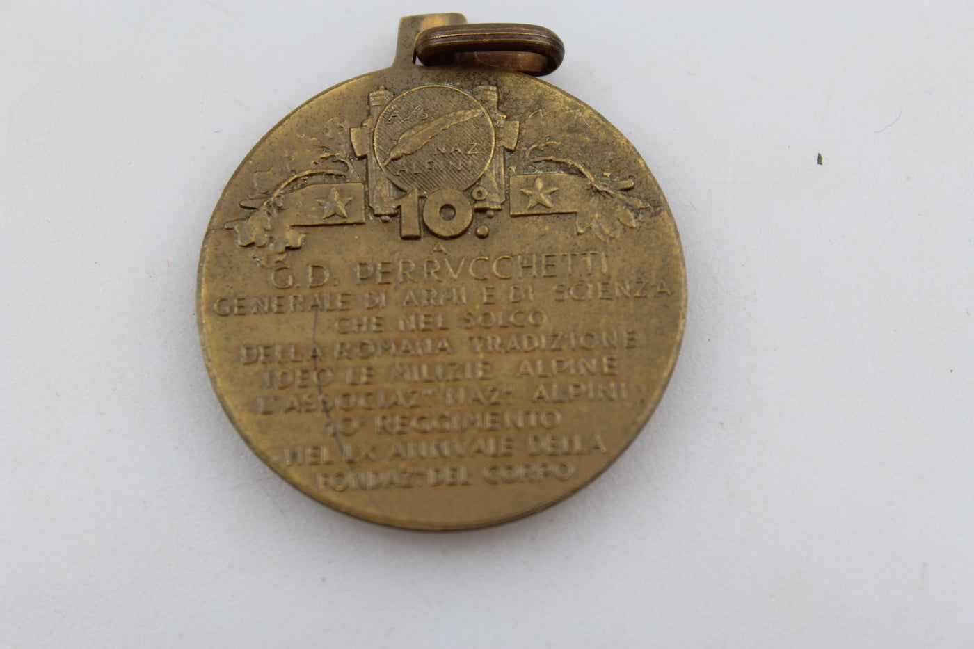 Medaglia commemorativa raduno Alpini 10° Regg. - 1932