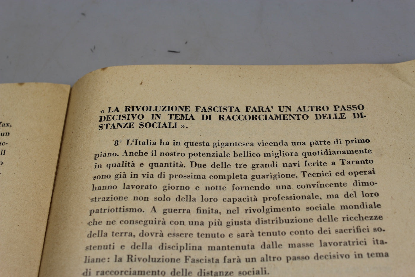 23 Febbraio anno XIX - "Il Duce alle Gerarchie di Roma"