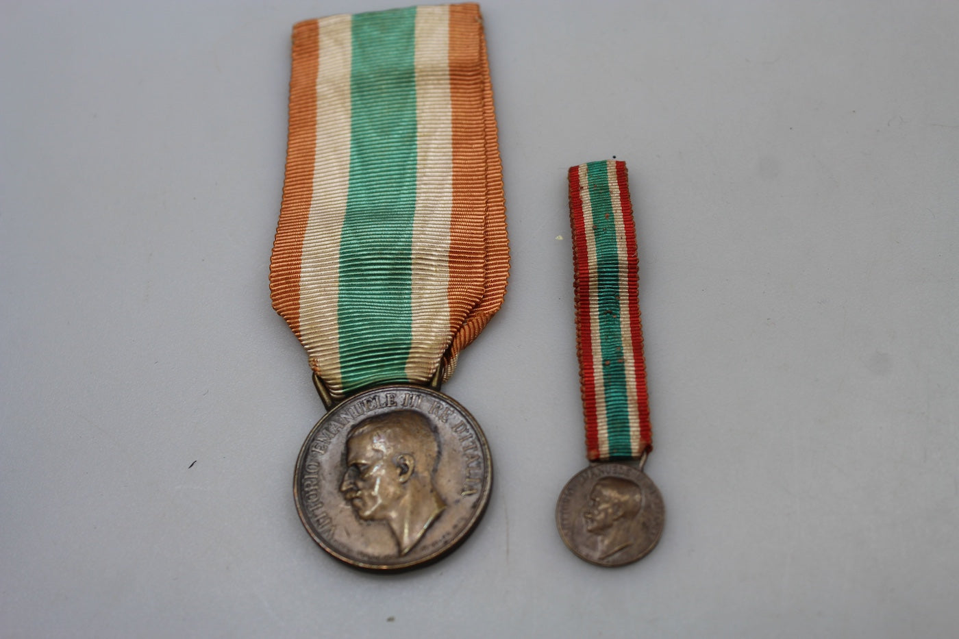 Medaglia Unità d'Italia con mignon