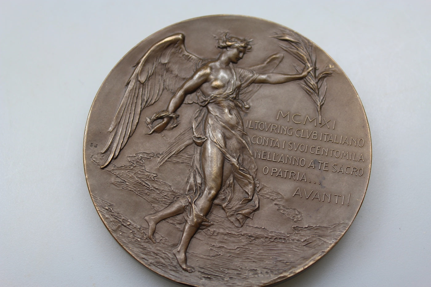 Medaglione commemorativo T.C.I. del 1911