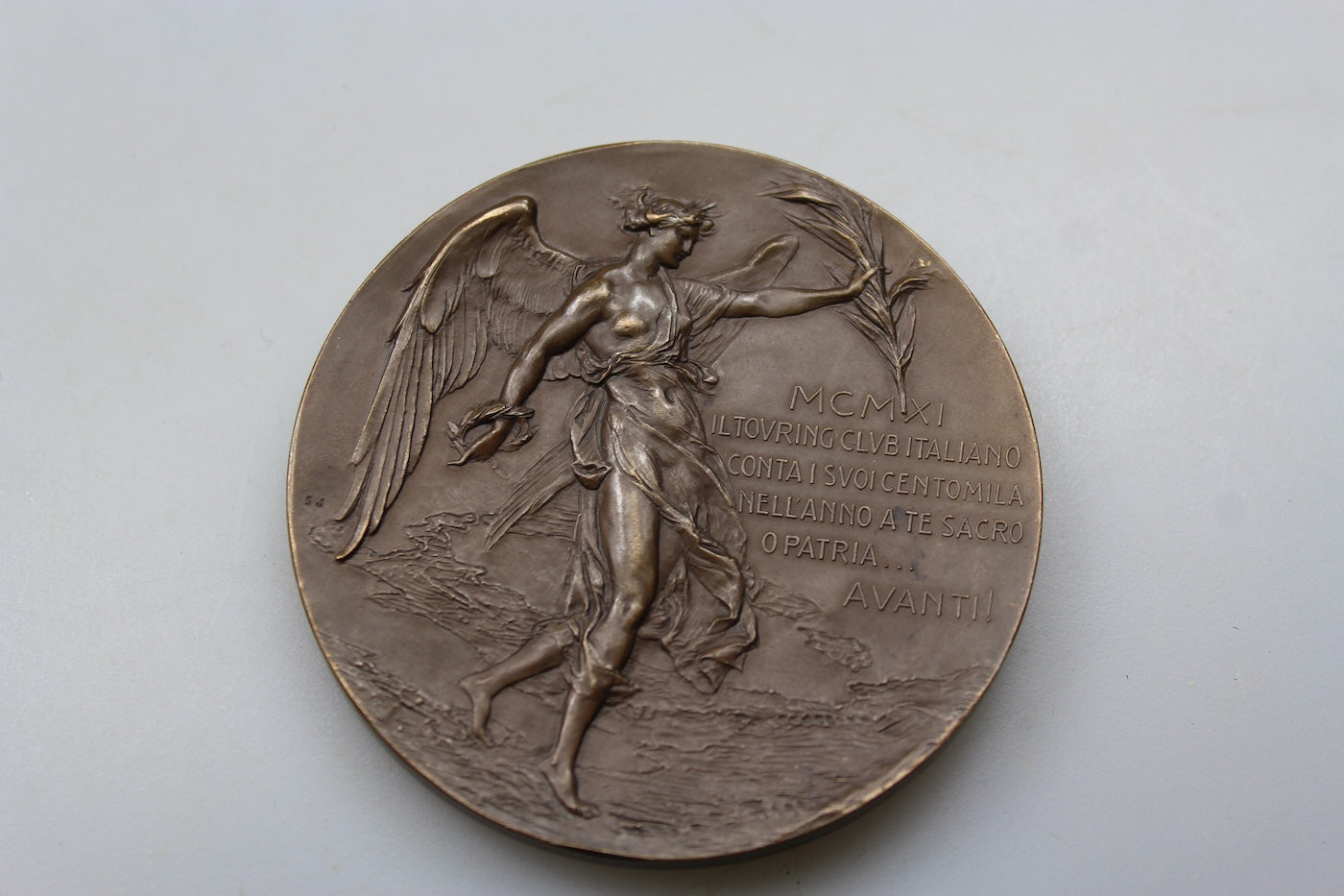Medaglione commemorativo T.C.I. del 1911