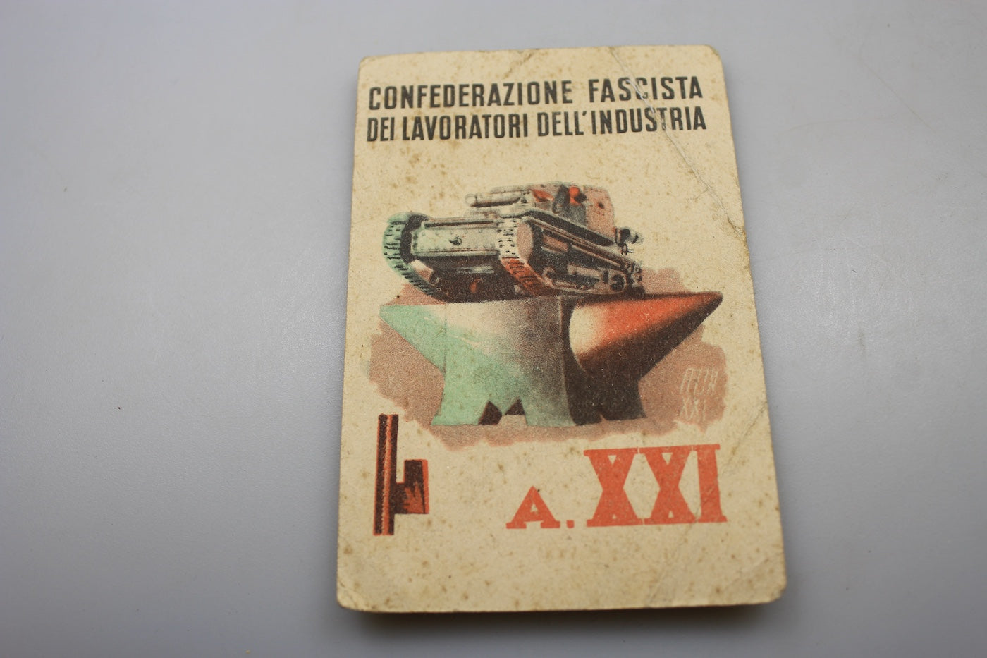 Tessera CFLI anno XXI EF