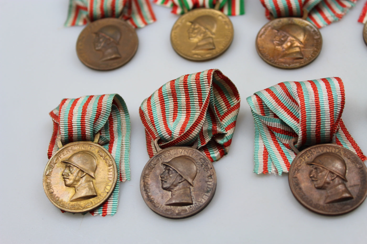 # 10 medaglie della "Vittoria" WW1