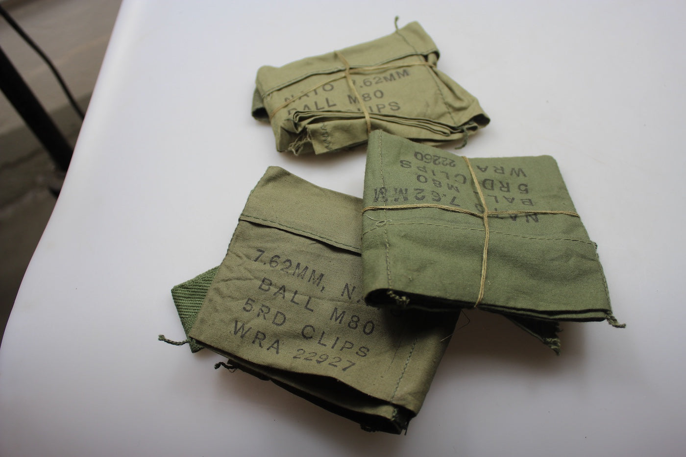 US Army Vietnam - #3 bandoliere supplementari colpi Garand