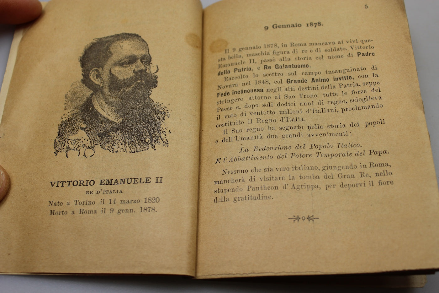Agenda tascabile "Liberale" del 1904