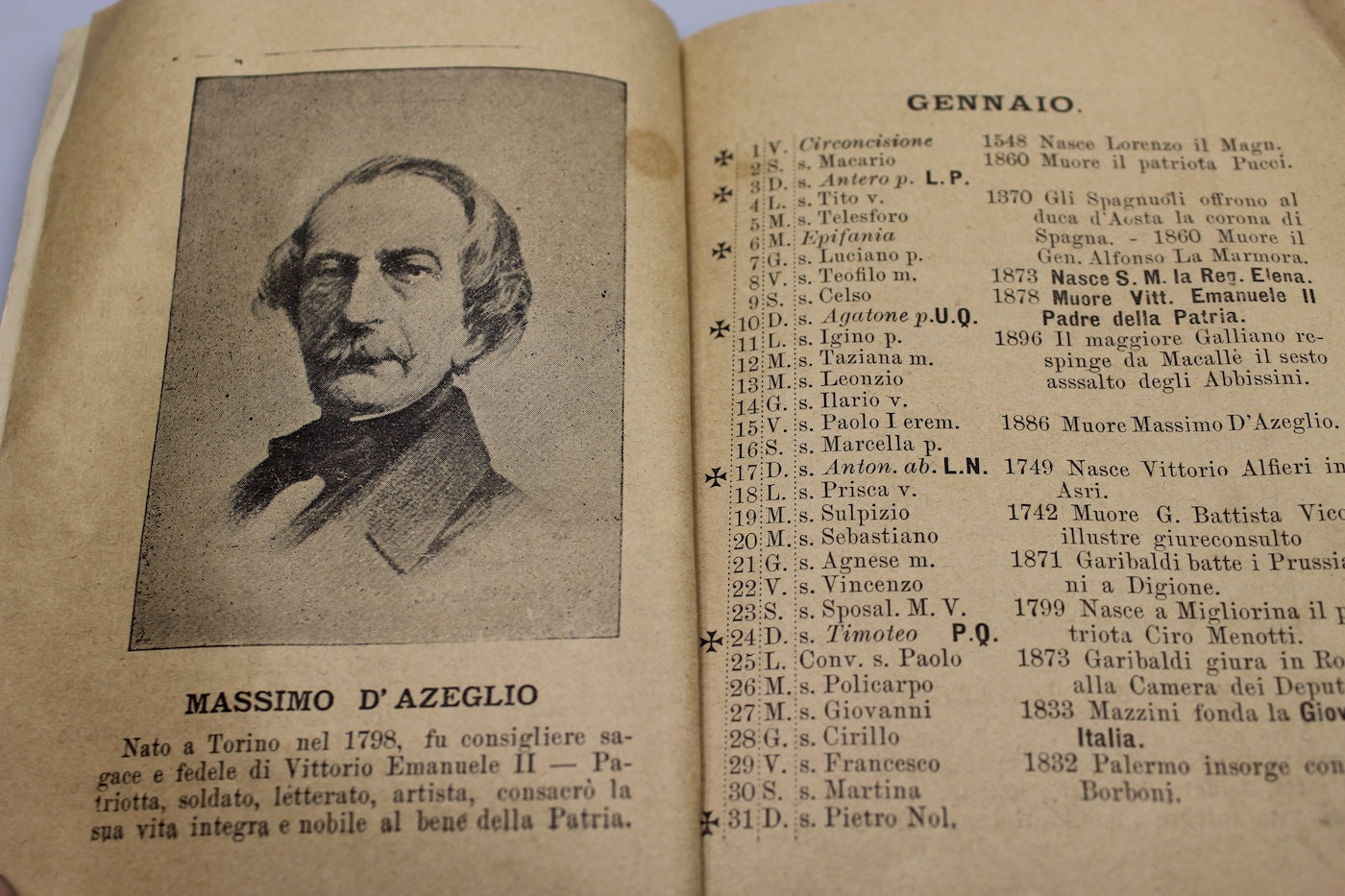 Agenda tascabile "Liberale" del 1904