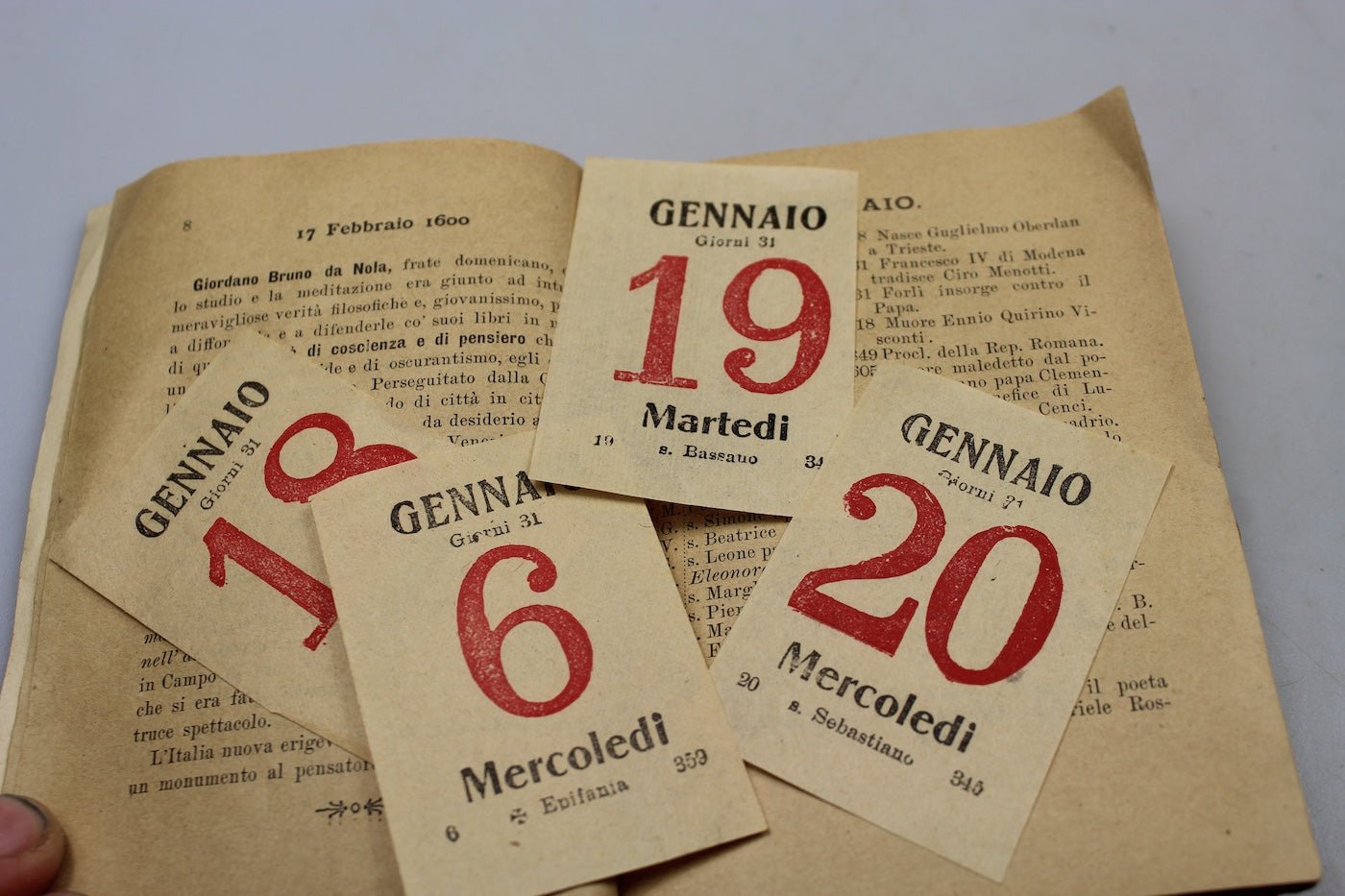 Agenda tascabile "Liberale" del 1904