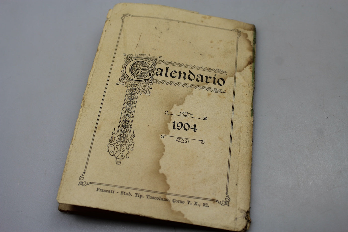 Agenda tascabile "Liberale" del 1904