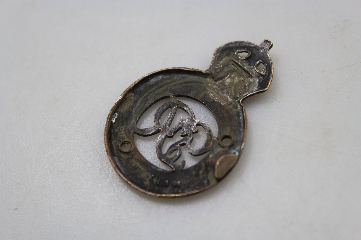 Fregio copricapo Guardie Reali a Cavallo WW2