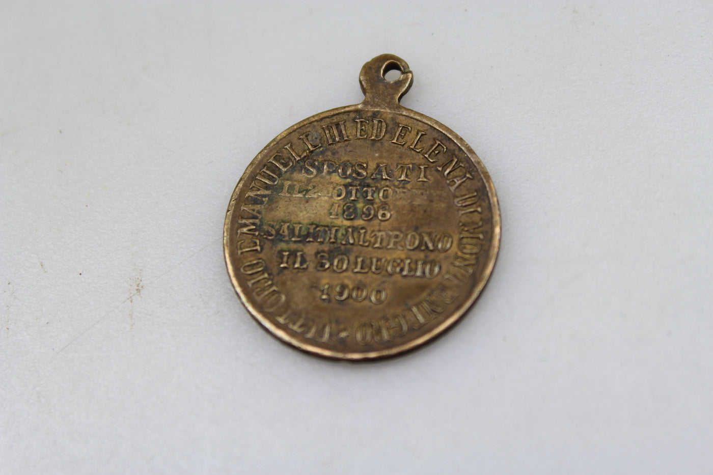 Medaglia ricordo nozze Vittorio Emanuele III e Elena di Montenegro – 24/10/1896