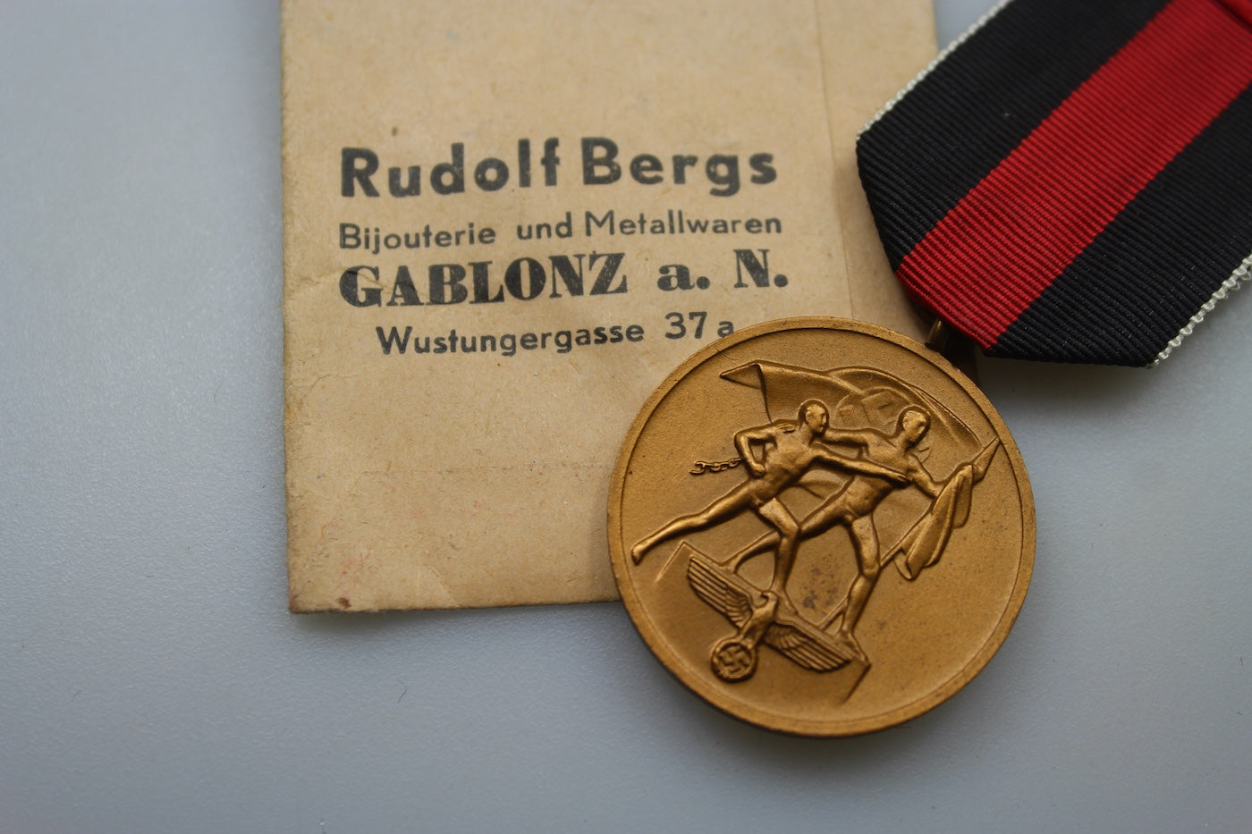Medaglia 1 Ottobre 1938 - Annessione Sudeti