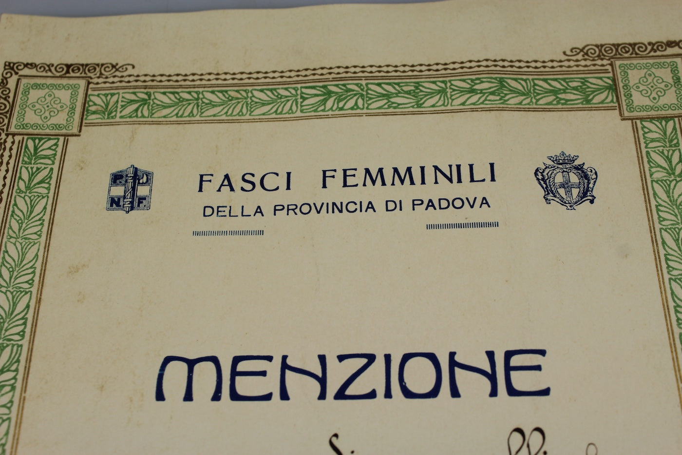 Menzione Fasci Femminili di Padova, foto 2