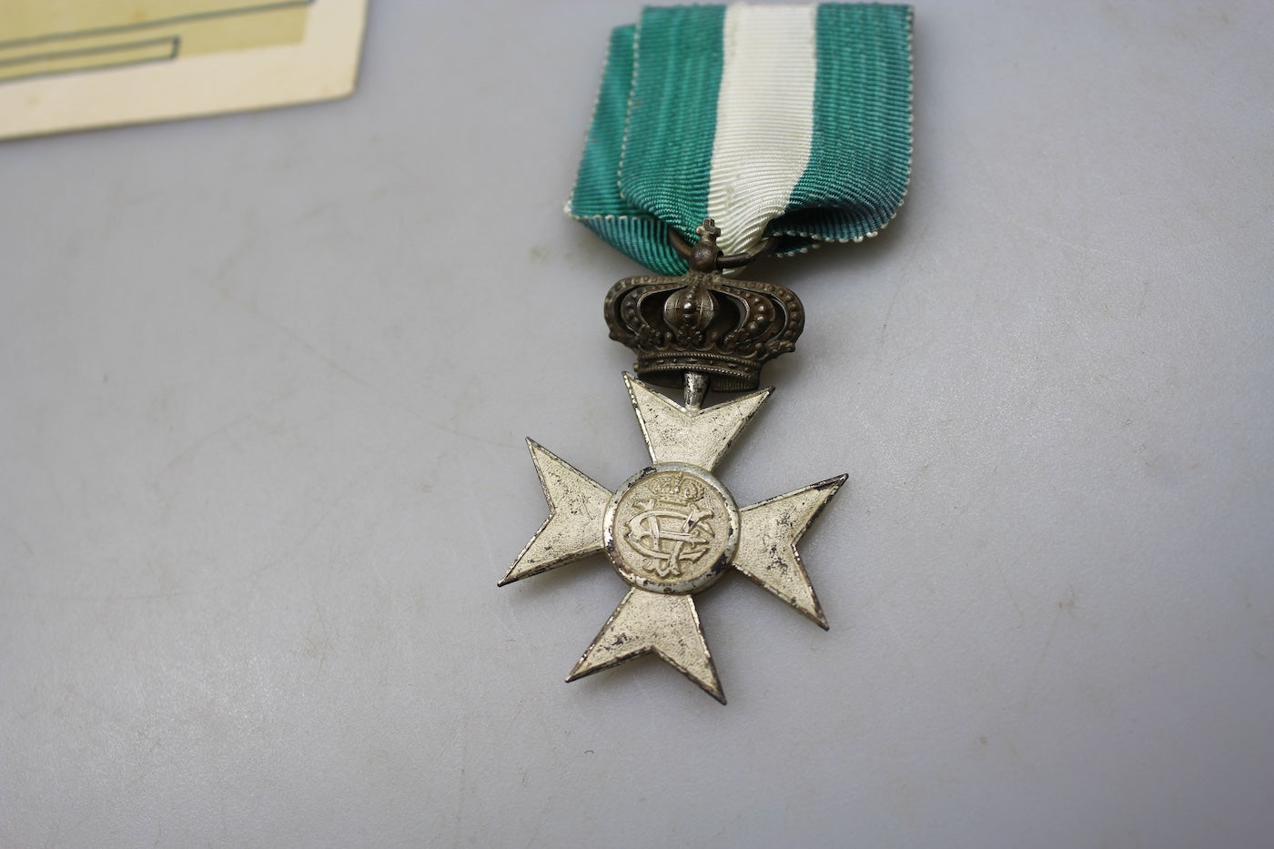 Croce Argento XXV Anni di Servizio con attestato di conferimento