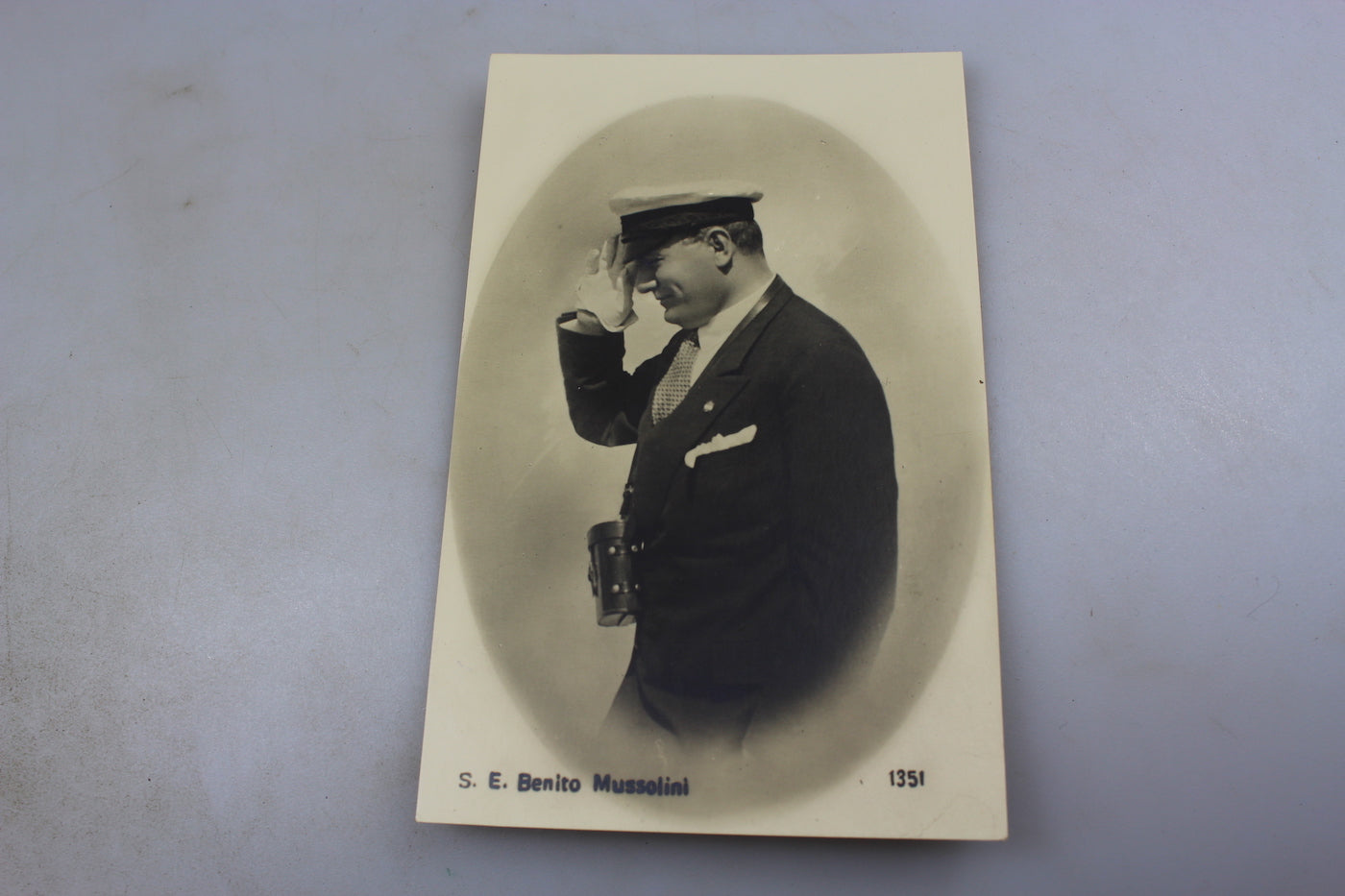 Cartolina postale Benito Mussolini