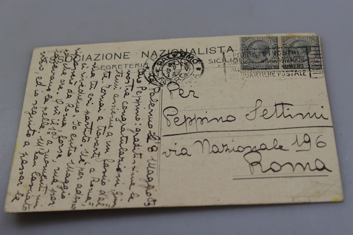Cartolina postale "La Fiamma"