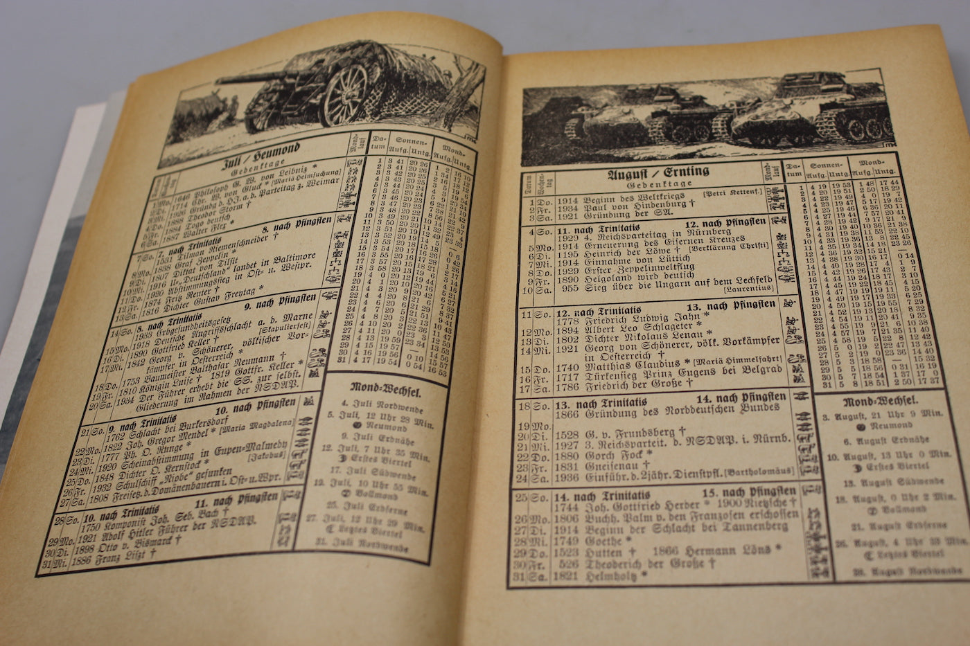 "Deutschland in Waffen" Heeres Kalender 1940