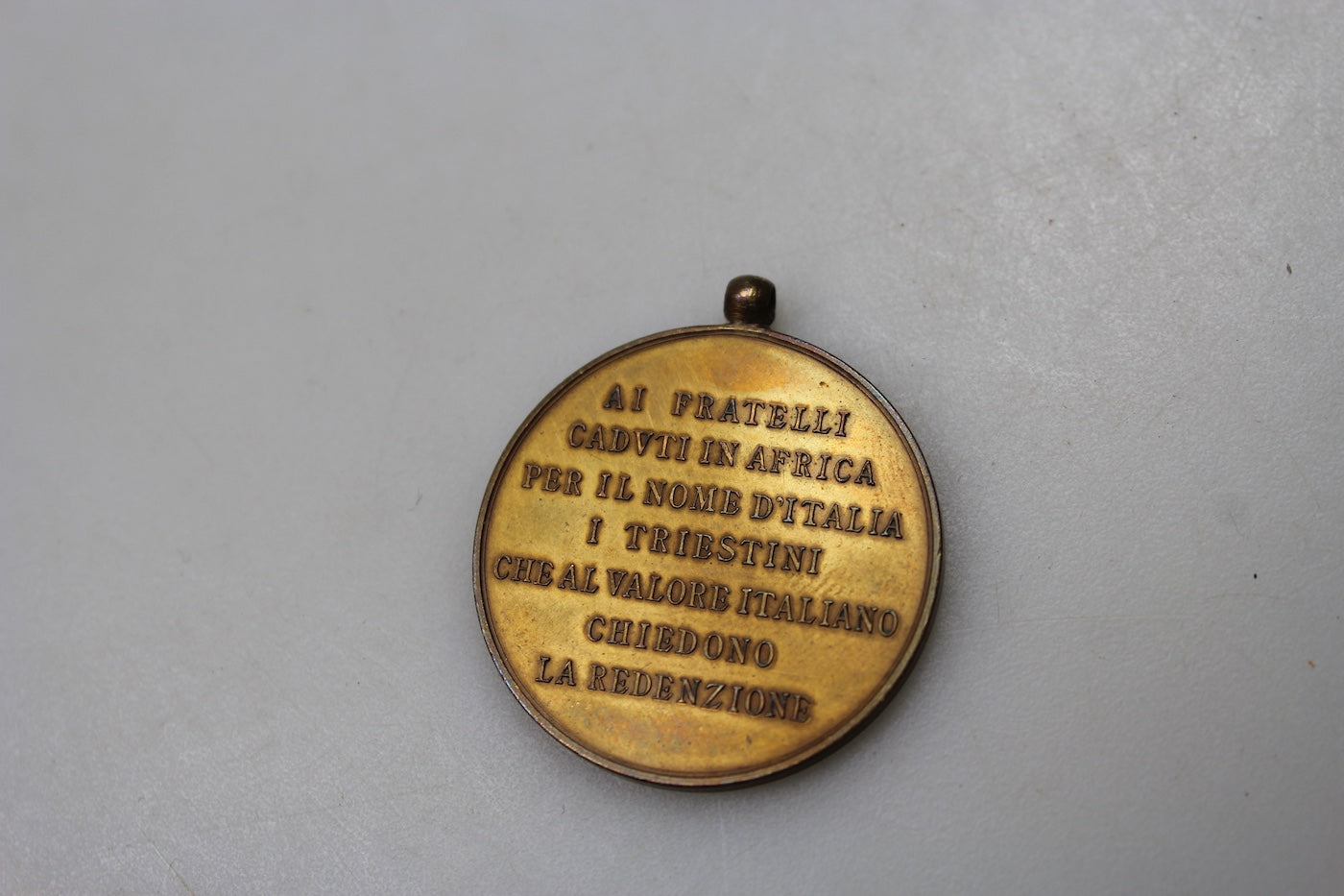 Medaglia 1896 - "I Triestini ai caduti in Africa"