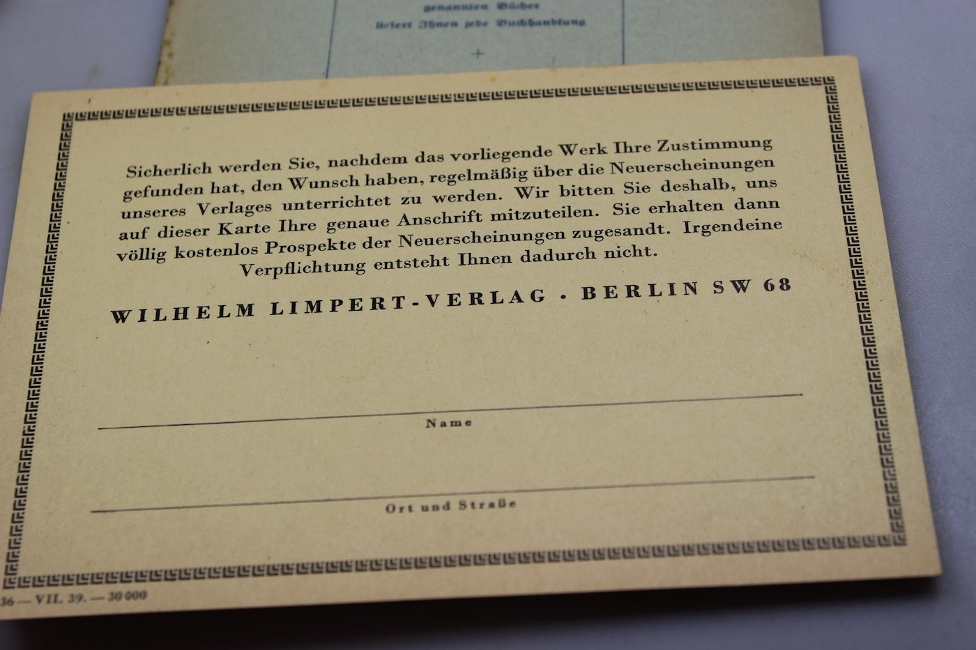 "Hinter der Maginot Line"- R.Buschmann