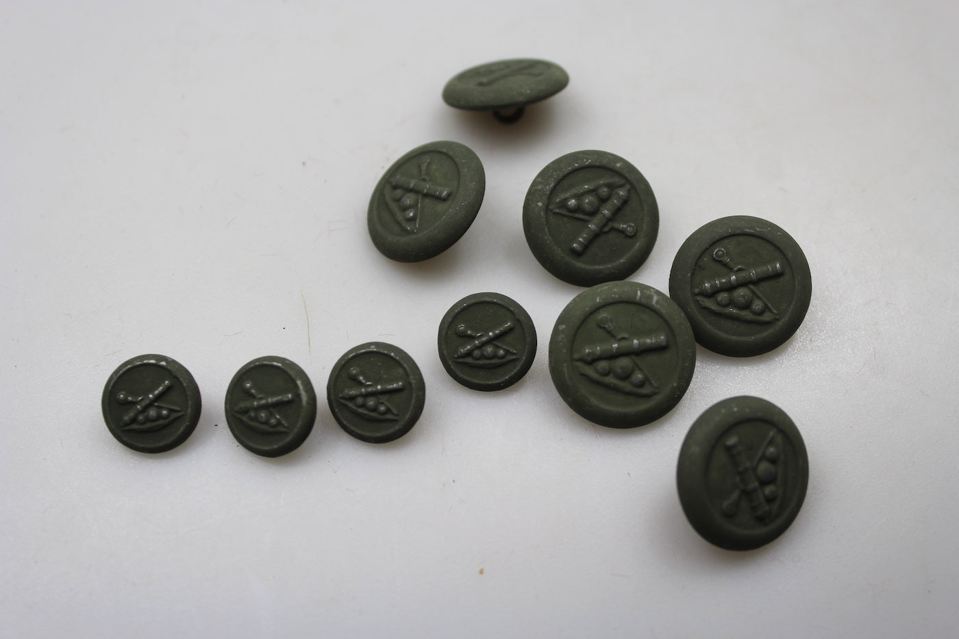 REPRO set 10 bottoni Austriaci WW1