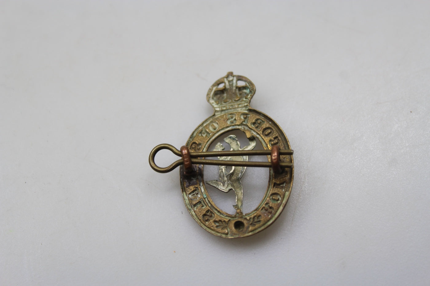 Fregio basco Royal Corps of Signals Inglese WW2