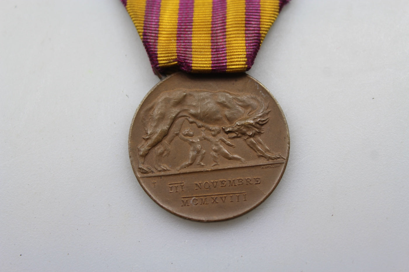Medaglia III Novembre 1918 - "Il comune di Roma ai soldati d'Italia"