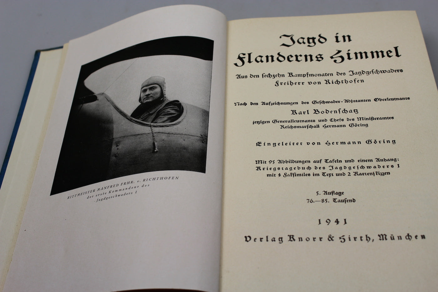 "Jagdt in Flanders Himmel" C.Bodenschatz 1941