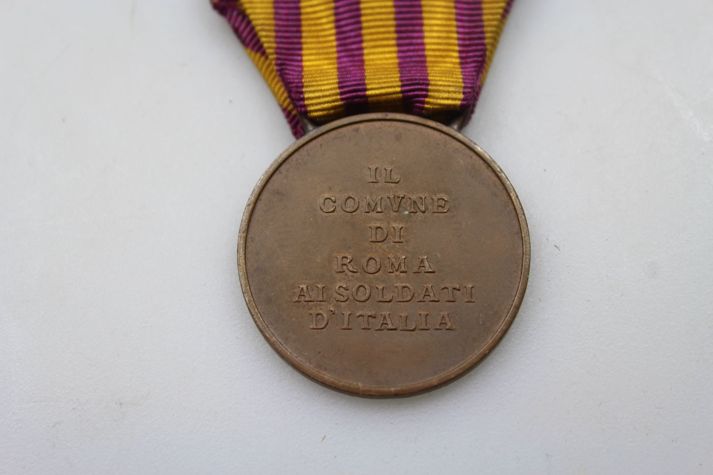 Medaglia III Novembre 1918 - "Il comune di Roma ai soldati d'Italia"