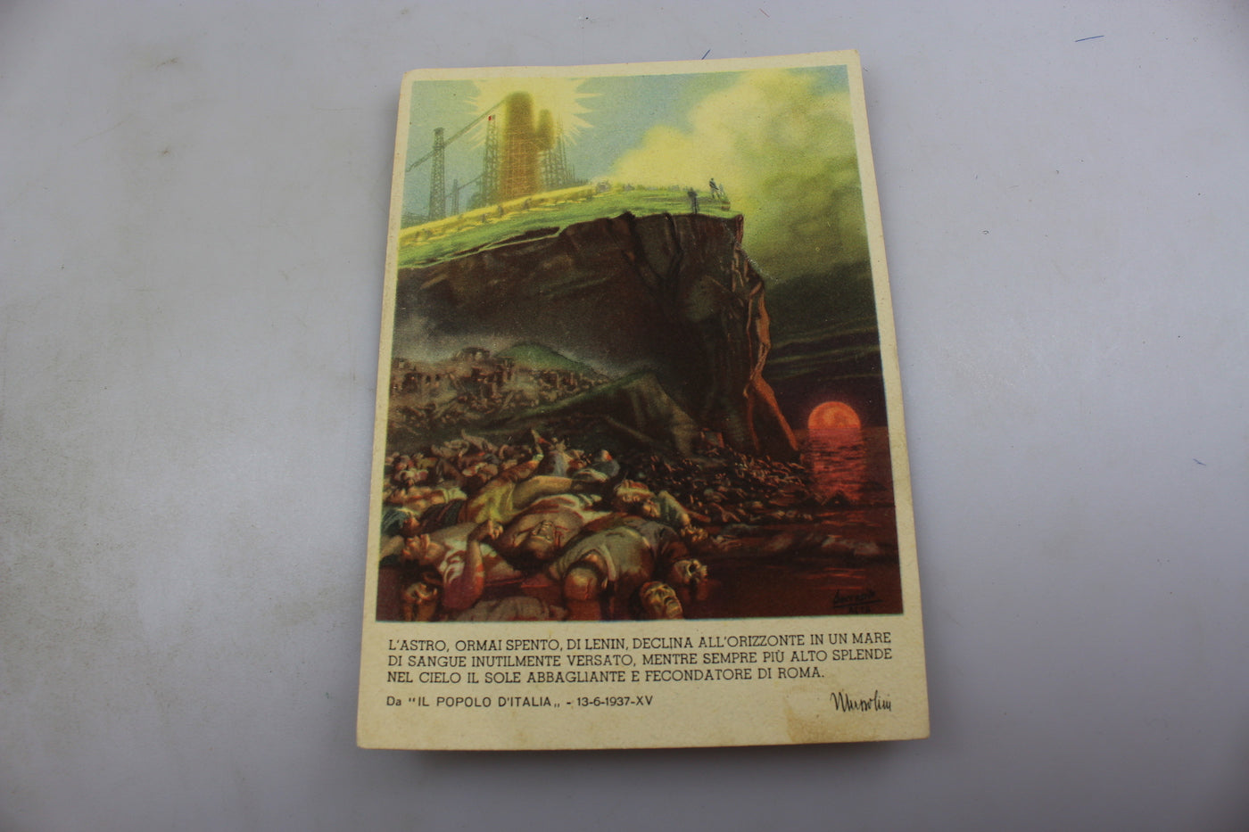 Cartolina postale illustrata PNF-OND
