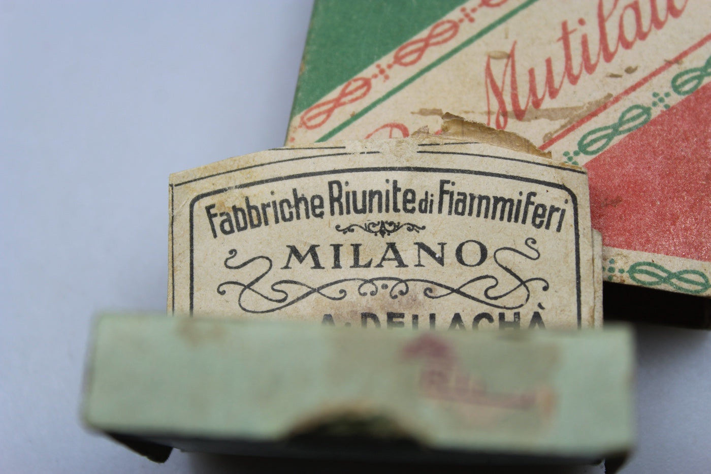 Fiammiferi "Italianissima" Prò-Mutilati anni 20'/30'