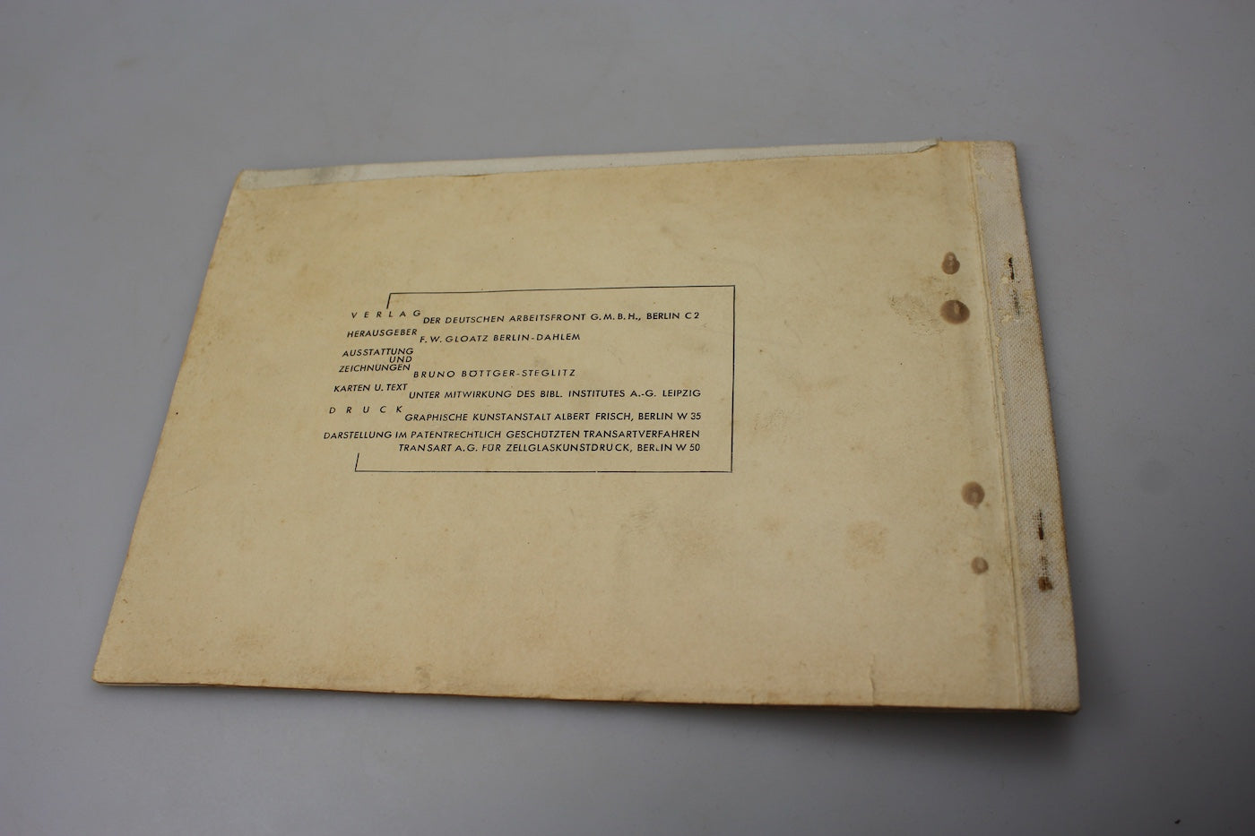 "Plutokratie England" 1939/40 - Brochure propaganda Tedesca anti Inglese WW2