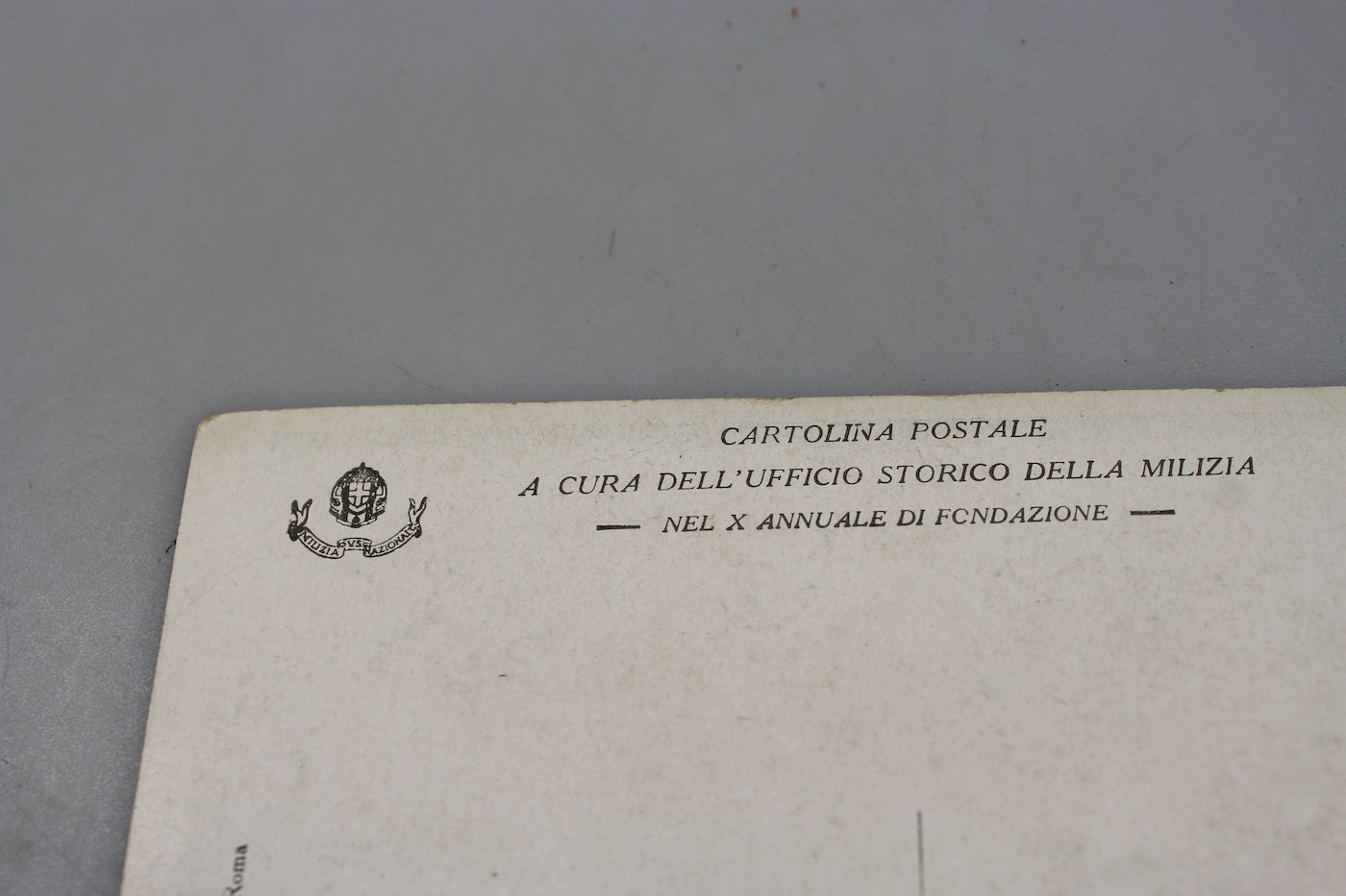 Cartolina postale MVSN