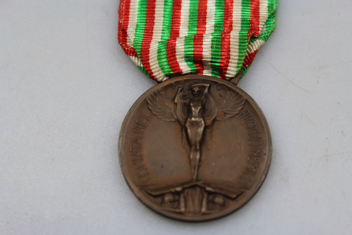 "Coniata nel bronzo nemico" Medaglia commemorativa WW1