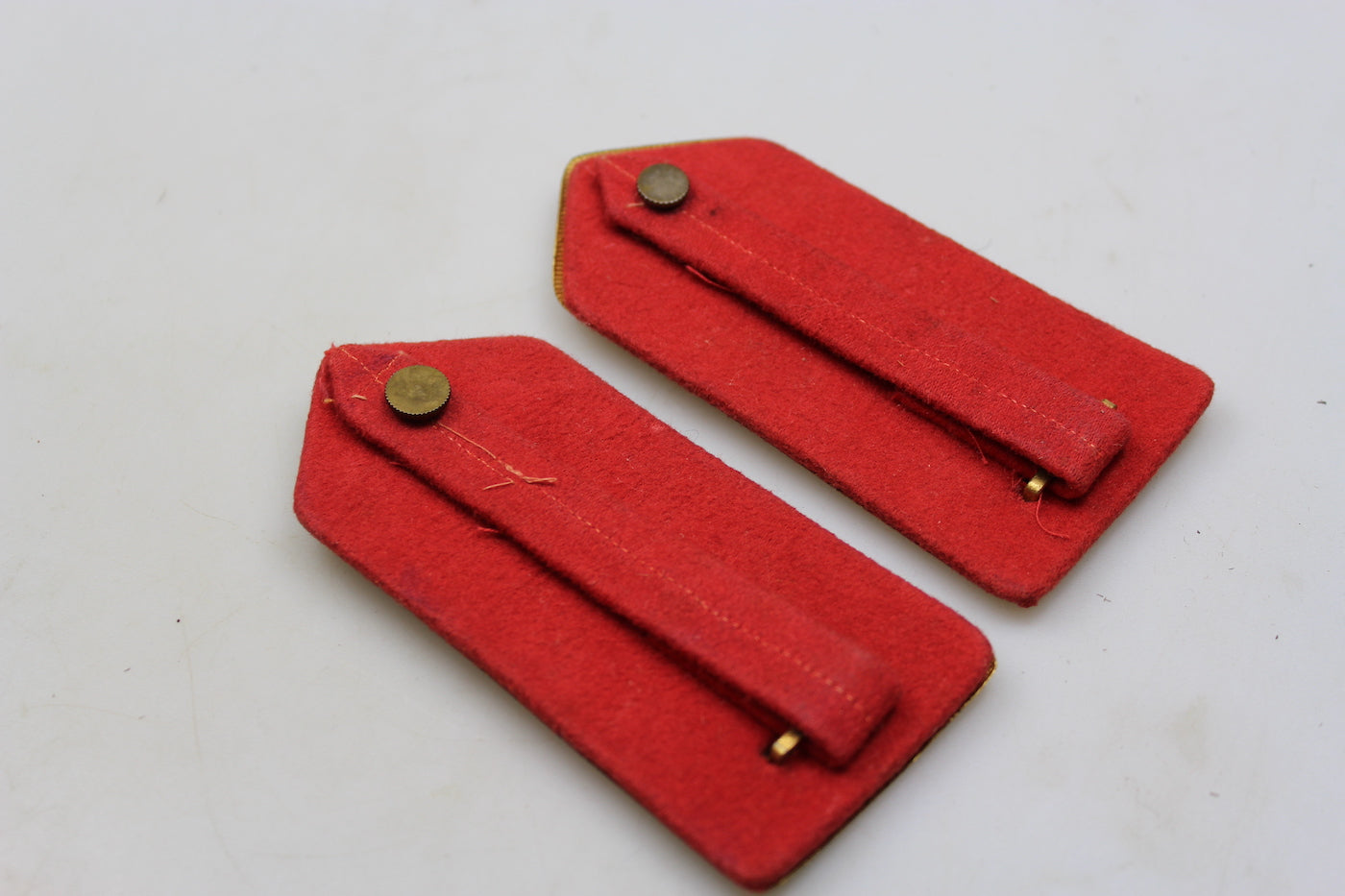 Controspalline M.34 a lastra dorata WW2