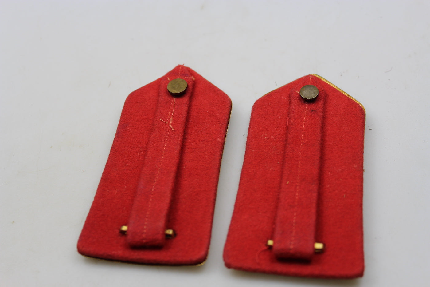 Controspalline M.34 a lastra dorata WW2