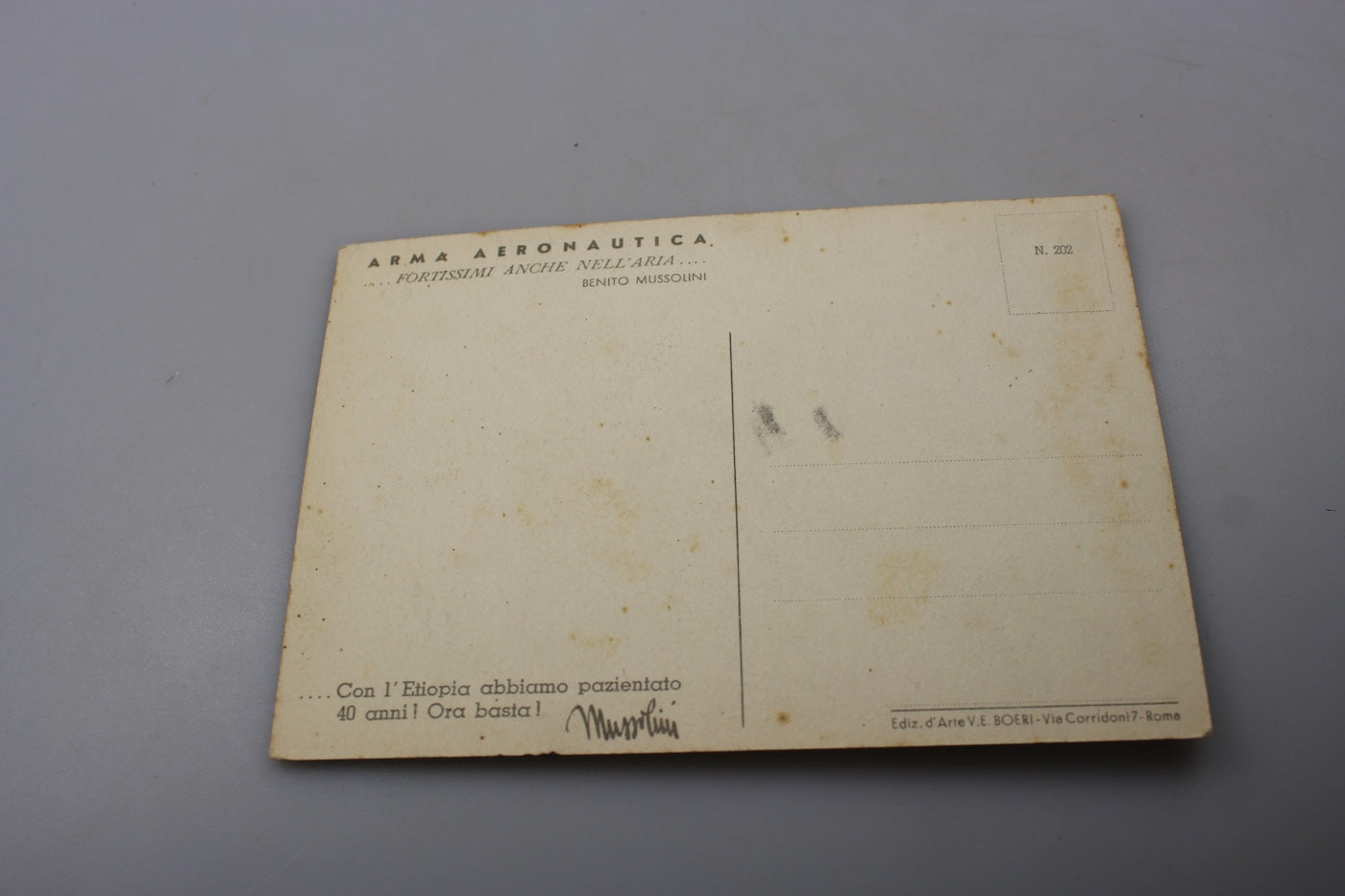Cartolina postale RA - Coloniale