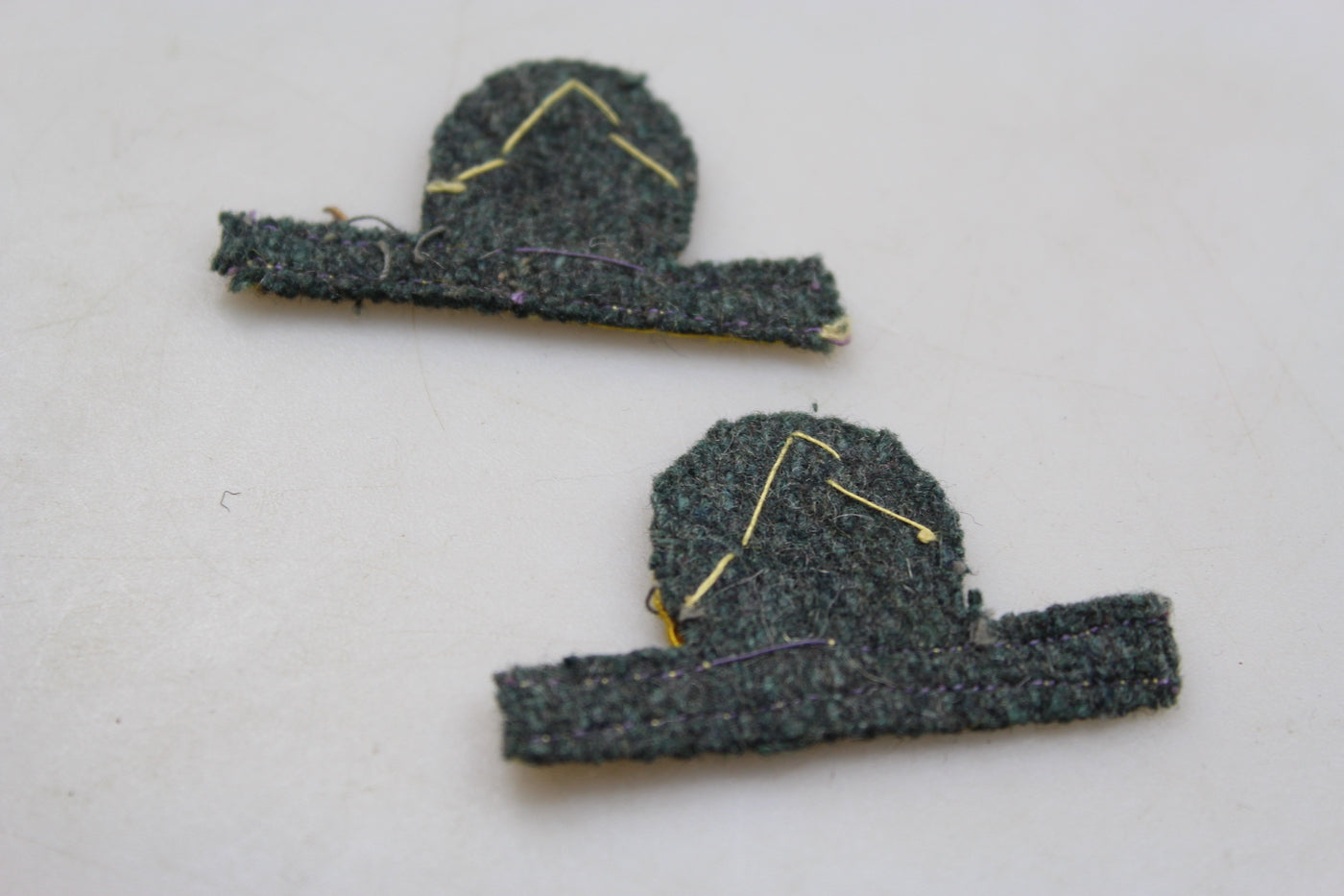 Coppia gradi M.40 Ufficiale REI WW 2