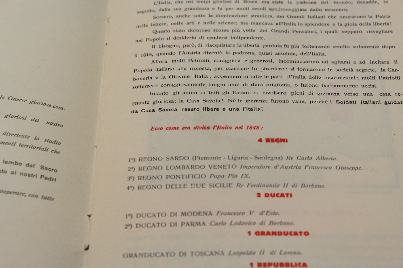 Atlantino Storico dell'Indipendenza d'Italia